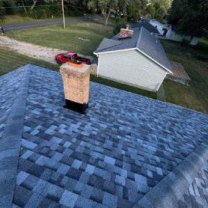 Newly Installed Shingle Roof